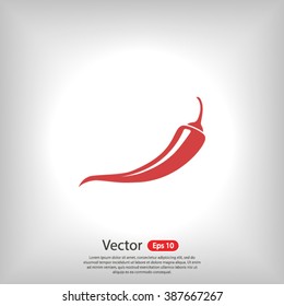 Chilli, Pepper, Icon. One Of Set Web Icons