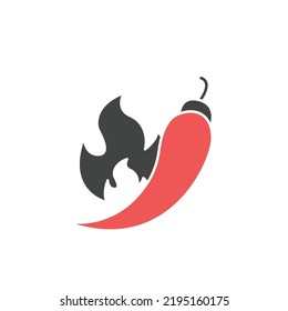 símbolo de iconos de chile pepper elementos vectoriales para web infográfica