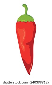 chilli pepper illustration vector isolated