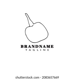 chilli pepper logo cartoon icon design template modern isolated vector illustration