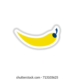 chilli pepper vector illustration sticker