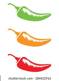 chilli silhouettes