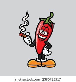chilli smoking joint and hold nug from weed cannabis bud flower marijuana