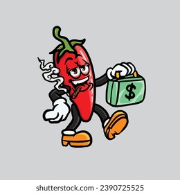 chilli smoking joint and hold nug from weed cannabis bud flower marijuana