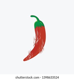 Chilli vector for book illustration, picture and symbol 
