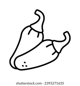 Chillies vector design, hot pepper icon design, ready to use