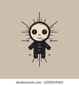 Chilling Marionette  fully editable 
Flat Icon