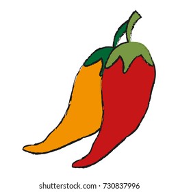 Chillis spice isolated