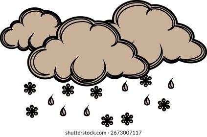 Ventos frios soprando do norte