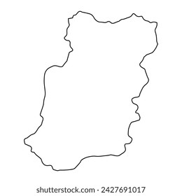 Chimborazo Province map, administrative division of Ecuador. Vector illustration.