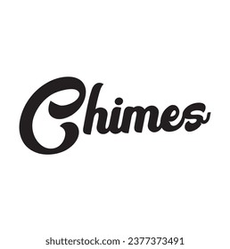 chimes text on white background.