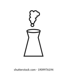 Chimney icon design. isolated on white background