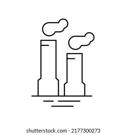 Chimney icon design isolated on white background