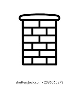 chimney icon illustration vector isolated