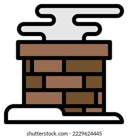 chimney icon line color .