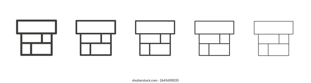 Chimney icon simple illustration logo art