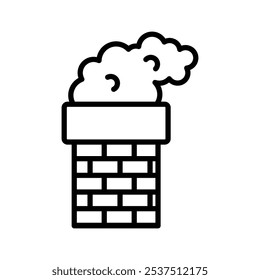 chimney icon vector design template simple and clean