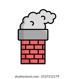 chimney icon vector design template simple and clean