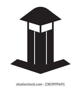 chimney icon vector illustration symbol design