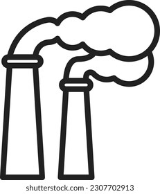 Chimney icon vector image. Suitable for mobile application web application and print media.