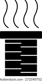 Schornstein Linie Vektor Icon Design