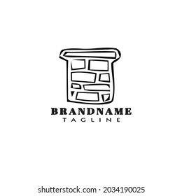 chimney logo icon design template modern vector illustration