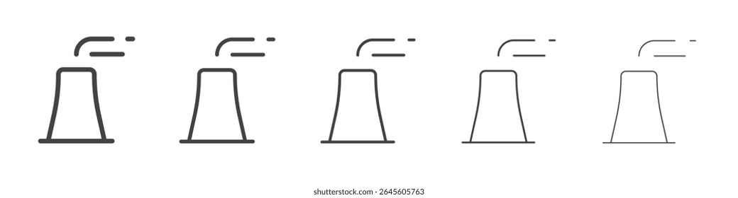 chimney outline ilustration vector symbol