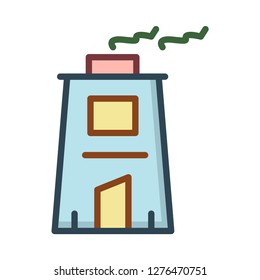 chimney   smoke   building  