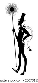 Chimney sweep. Vector illustration