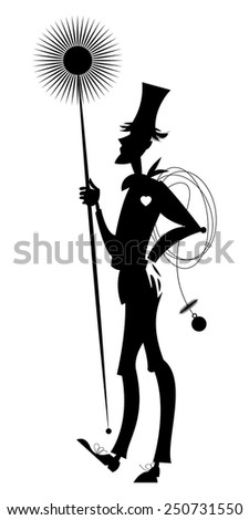 Chimney sweep. Vector illustration