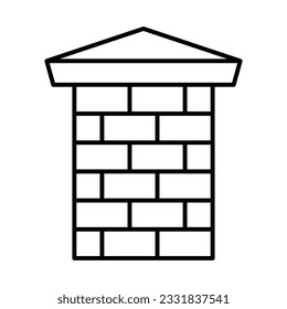 Chimney Top Icon Design For Personal And Commercial Use