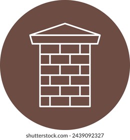 Chimney Top Icon Design For Personal And Commercial Use