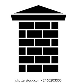 Chimney Top Icon Design For Personal And Commercial Use