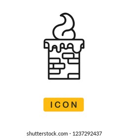 Chimney vector icon
