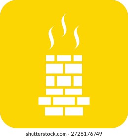 Ilustração de design de ícone de Chimney Vetor