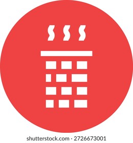 Ilustração de design de ícone de vetor Chimneys