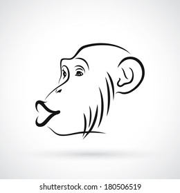 Chimpanzee - vector illustration