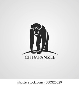 Chimpanzee - vector illustration
