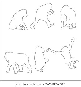 Chimpanzees communicate using sounds, gestures, and facial expressions