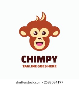 Chimpy Simple Mascot Logo Template