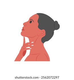 Chin, Human Body Part Illustration