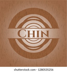 Chin  wood icon or emblem