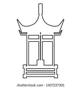 China arch vector design vector illustration