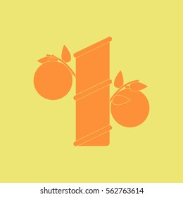 China bamboo Vector illustration of Chinese new year celebration in flat style bamboo decorated with balls