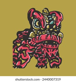 textura de la imagen de fondo de china barongsai