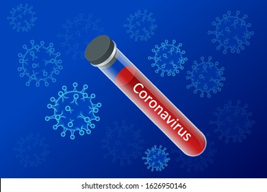 China battles Coronavirus outbreak. Coronavirus 2019-nC0V Outbreak, Travel Alert concept. The virus attacks the respiratory tract, pandemic medical health risk