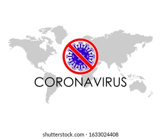 China battles Coronavirus outbreak. Coronavirus Outbreak, Travel Alert concept. The virus attacks the respiratory tract, pandemic medical health risk