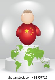 china buddy on podium