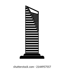 China Building Symbol, Porzellanbau Vektorsymbol