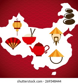 china concept design, vector illustration eps10 graphic 